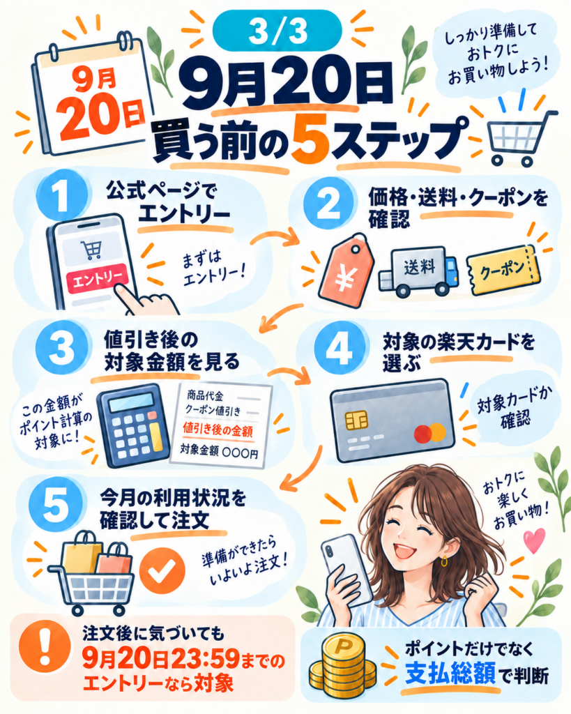 2026年9月20日の楽天市場で買う前に確認する5つのステップ